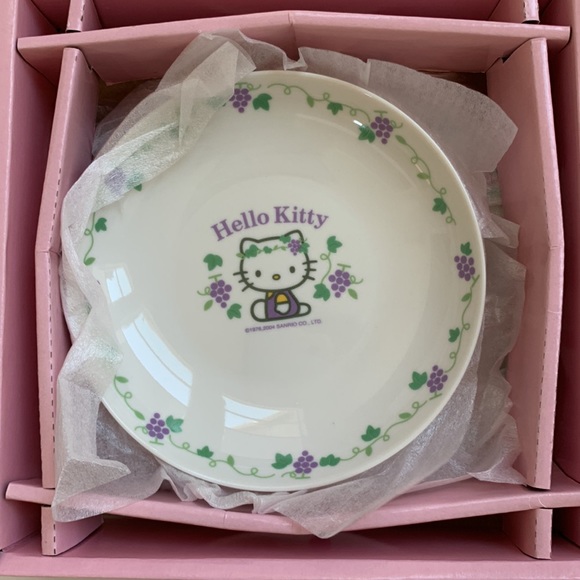 Hello Kitty 5 pieces ceramic plates set - Picture 2 of 7
